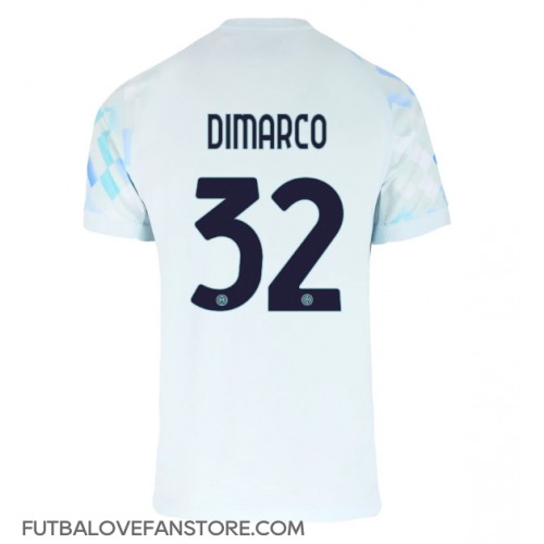 Inter Milan Federico Dimarco #32 Vonkajší futbalový dres 2025-26 Krátky Rukáv Inter Milan Federico Dimarco #32 Vonkajší futbalový dres 2025-26 Krátky Rukáv
